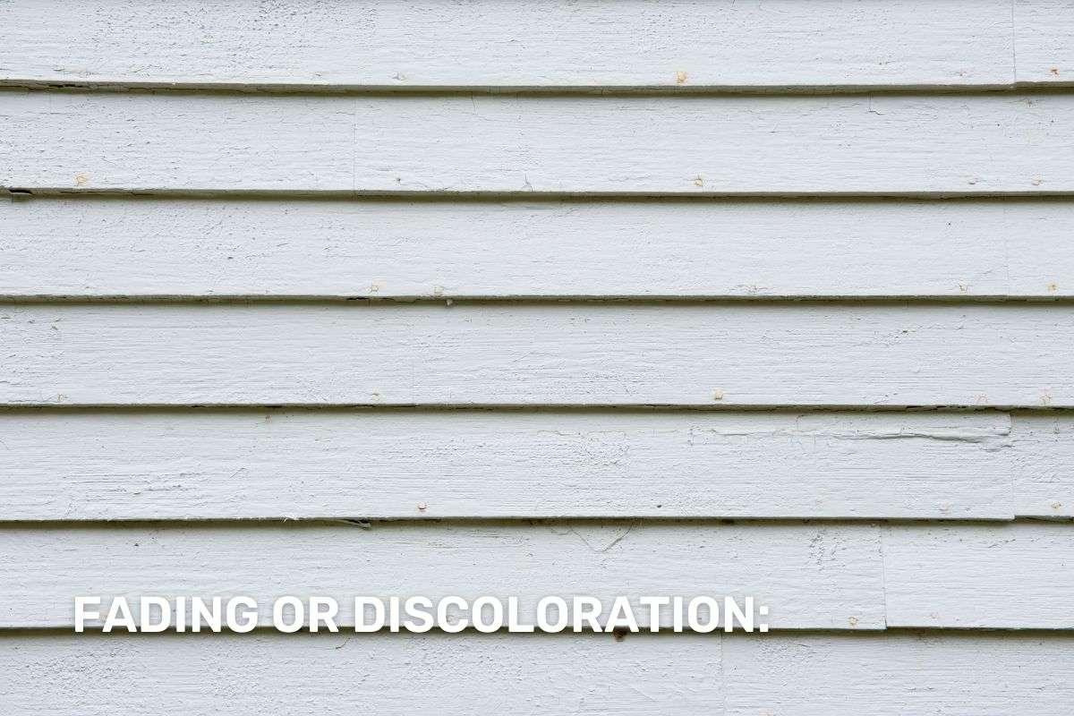 Fading or discoloration - Siding Replacement